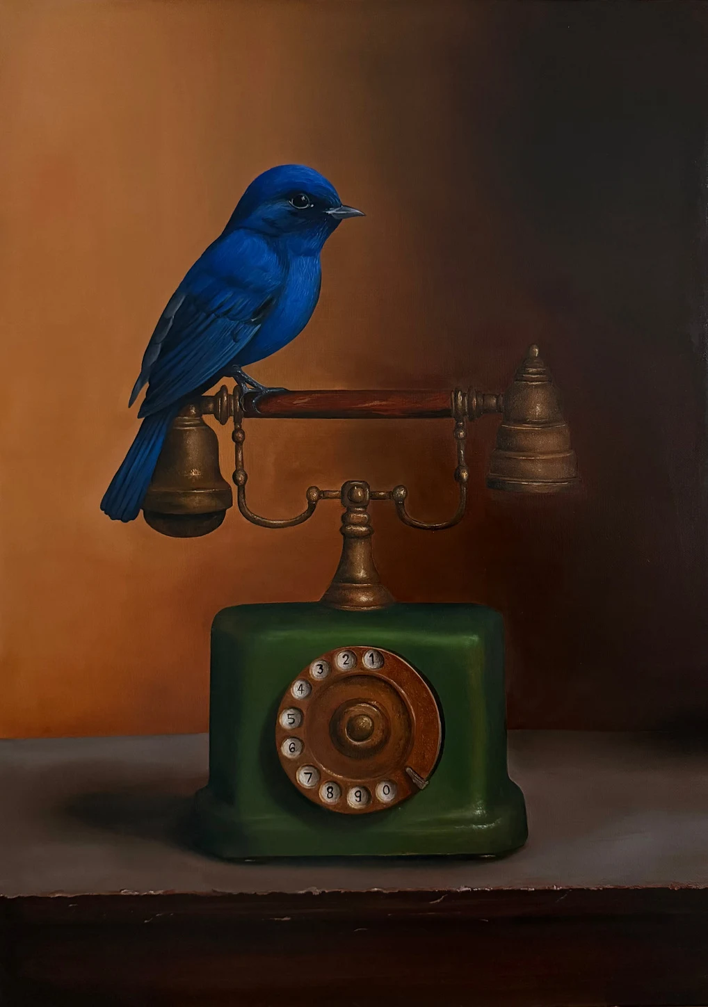 When Time Stopped Calling, Oil on canvas by Yasumin Maorasee