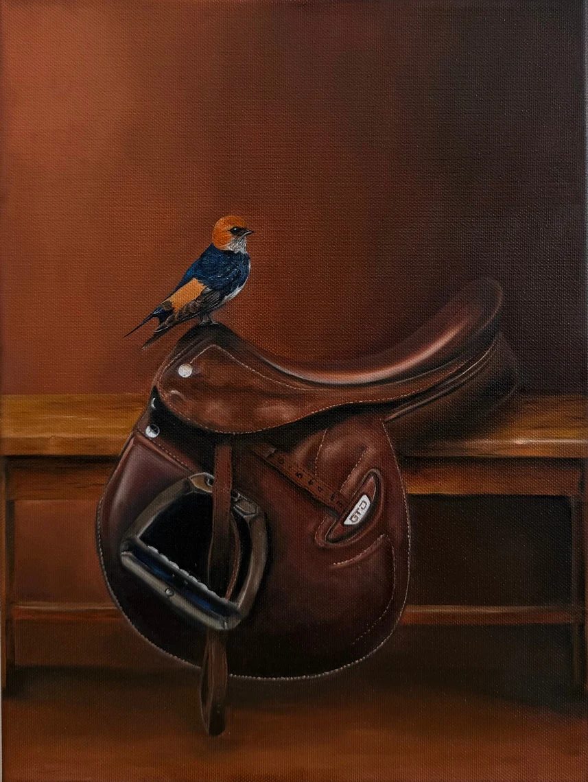 For the Horse I Love, Oil on canvas by Yasumin Maorasee