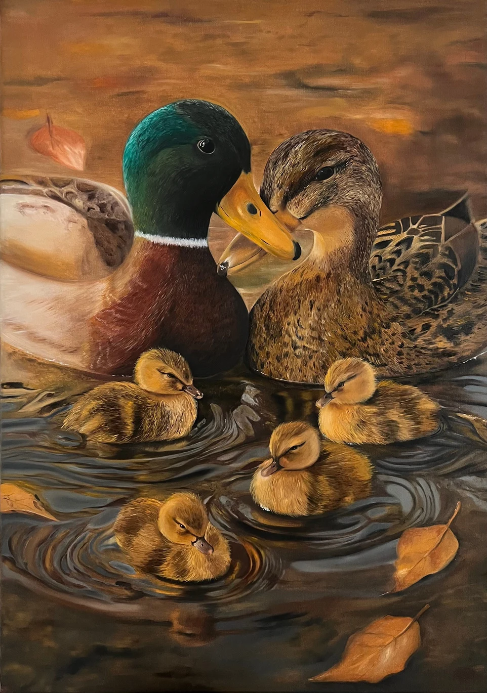 Harmony of Simple Joys, Oil on canvas by Yasumin Maorasee