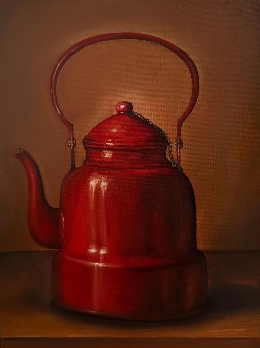 Quiet, Oil on canvas by Yasumin Maorasee